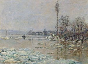 Rottura del ghiaccio, 1880 da Claude Monet